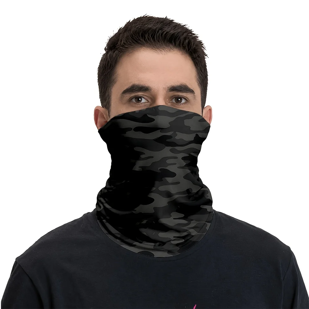 Multi-functional reflective neck warm cap mask - suitable for outdoor cycling skiing etc - a windproof and warm neck cover mask