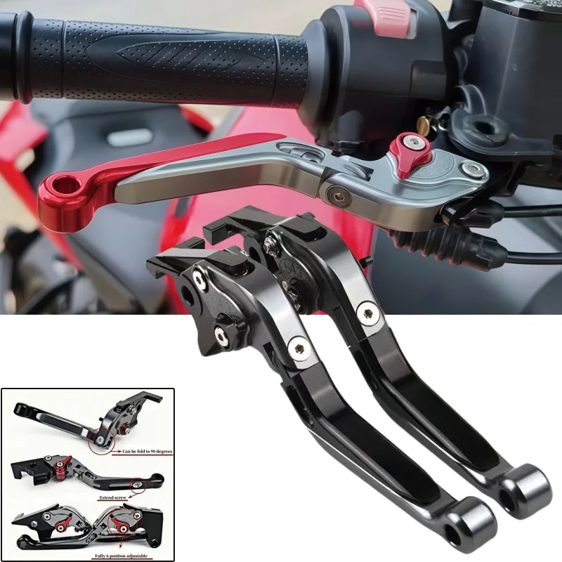 

Запчасти для мотоциклов, рычаги для Ducati MONSTER S4/S4R 2001-2006 MONSTER S2R 1000 2006-08, комплект тормозных рычагов, складной, регулируемый