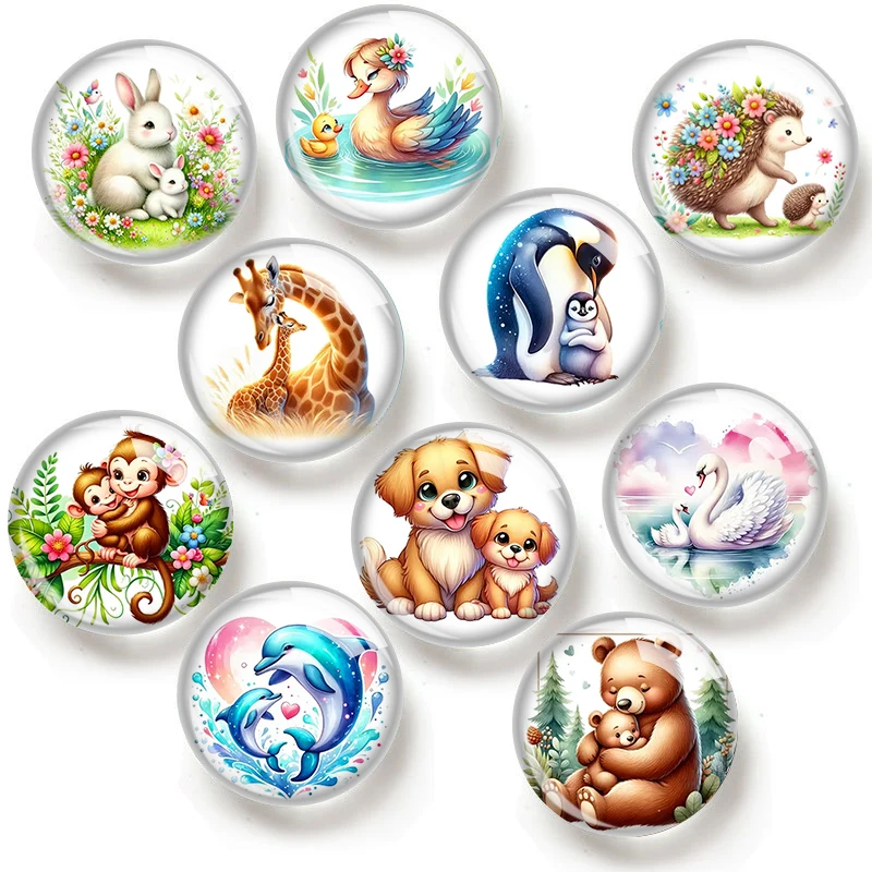 Happy Mothers Day 12/18/20/25mm glass cabochon  bracelet pendant rings for jewelry demo earrings back Making findings