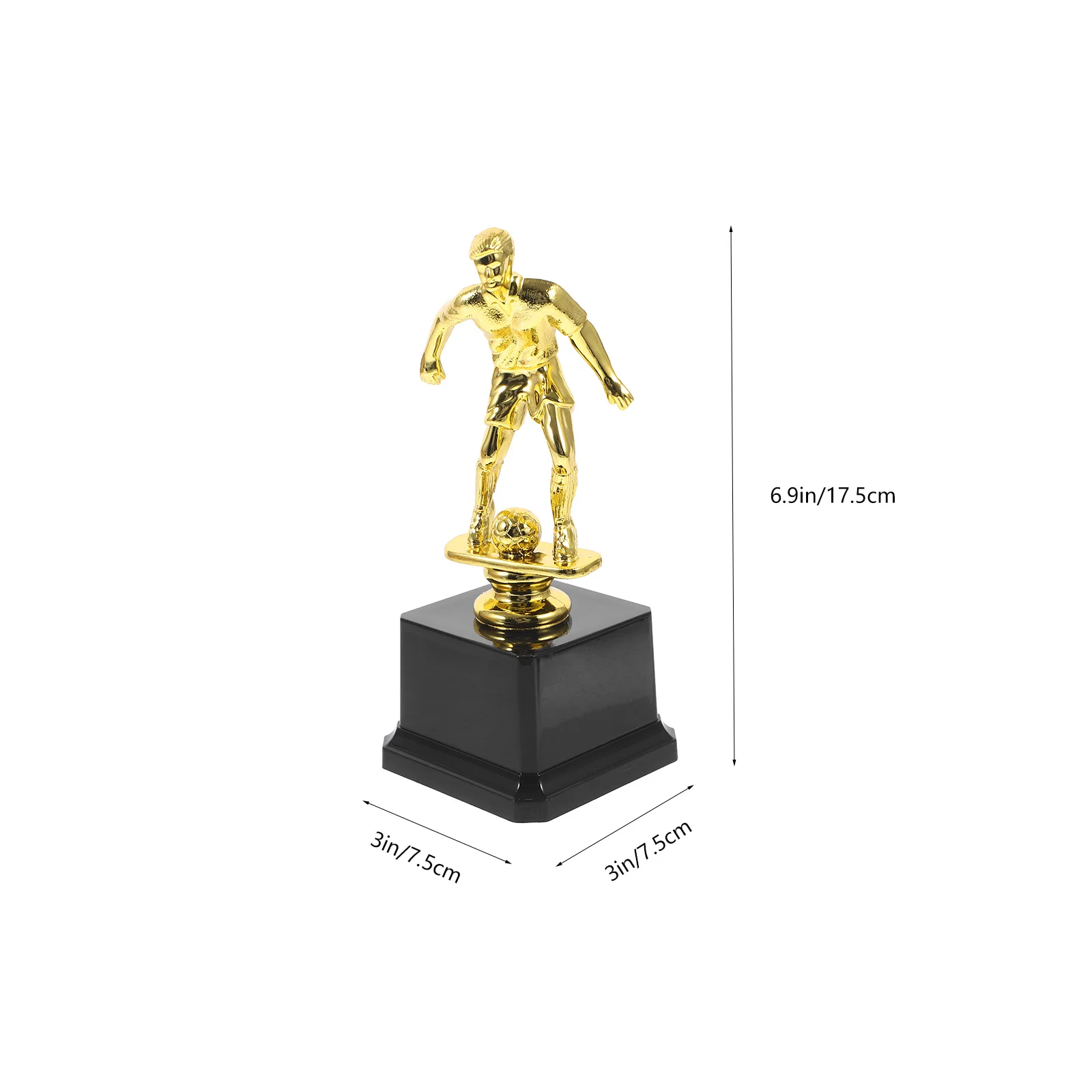 Soccer Trophy Exquisite Decorative Award Ornament for Sports Parties Football Match Competition Gifts Soccer Trophy