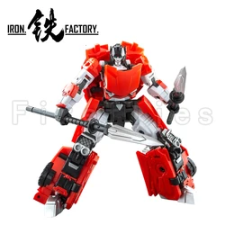 10cm Iron Factory Transformation Action Figure Iron Samurai Series IF-EX 73 Enki Anime Model Toy Gift