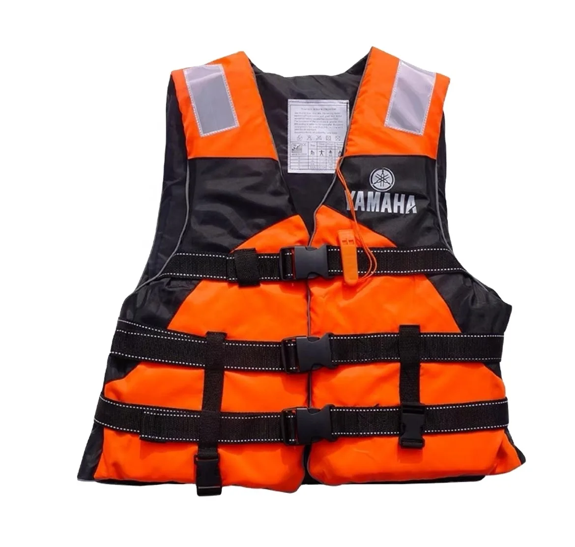 MARINE LIFE JACKET & VEST POLYESTER/NYLON MATERIAL INFLATABLE with BUOYANT FOAM REFLECTIVE PATCH ORANGE/RED SOLAS/CE CERTIFIED