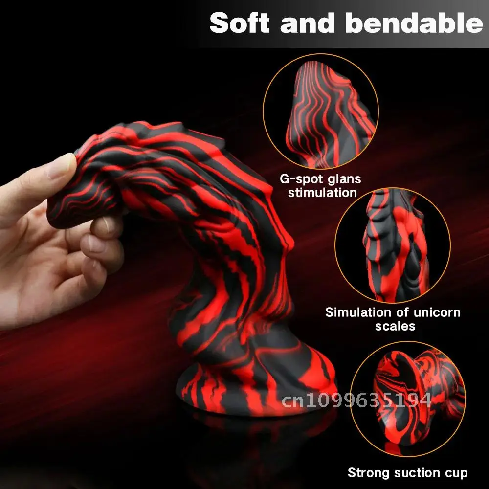 سيليكون واقعية ضخمة التنين دسار شفط كأس دسار جهاز تدليك للبروستاتا كبير بعقب المكونات قضبان اصطناعية سميكة الشرج الجنس لعب للنساء