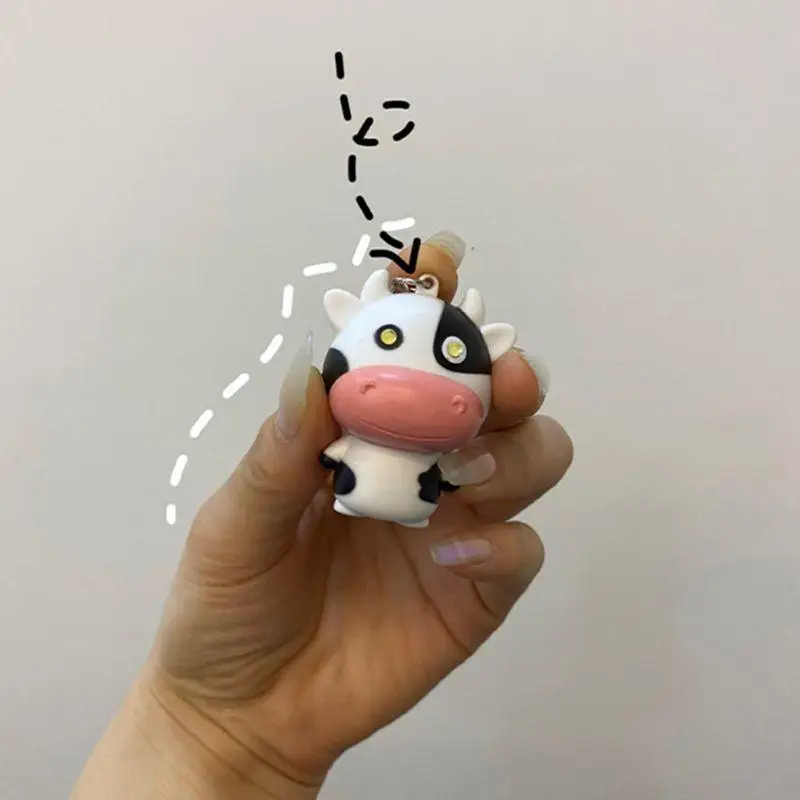 X90D Mulheres desenho animado Cow Printe