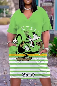 Disney vestidos elegantes para mujer ropa de fiesta talla grande Xxxl 5xl 2022 AliExpress