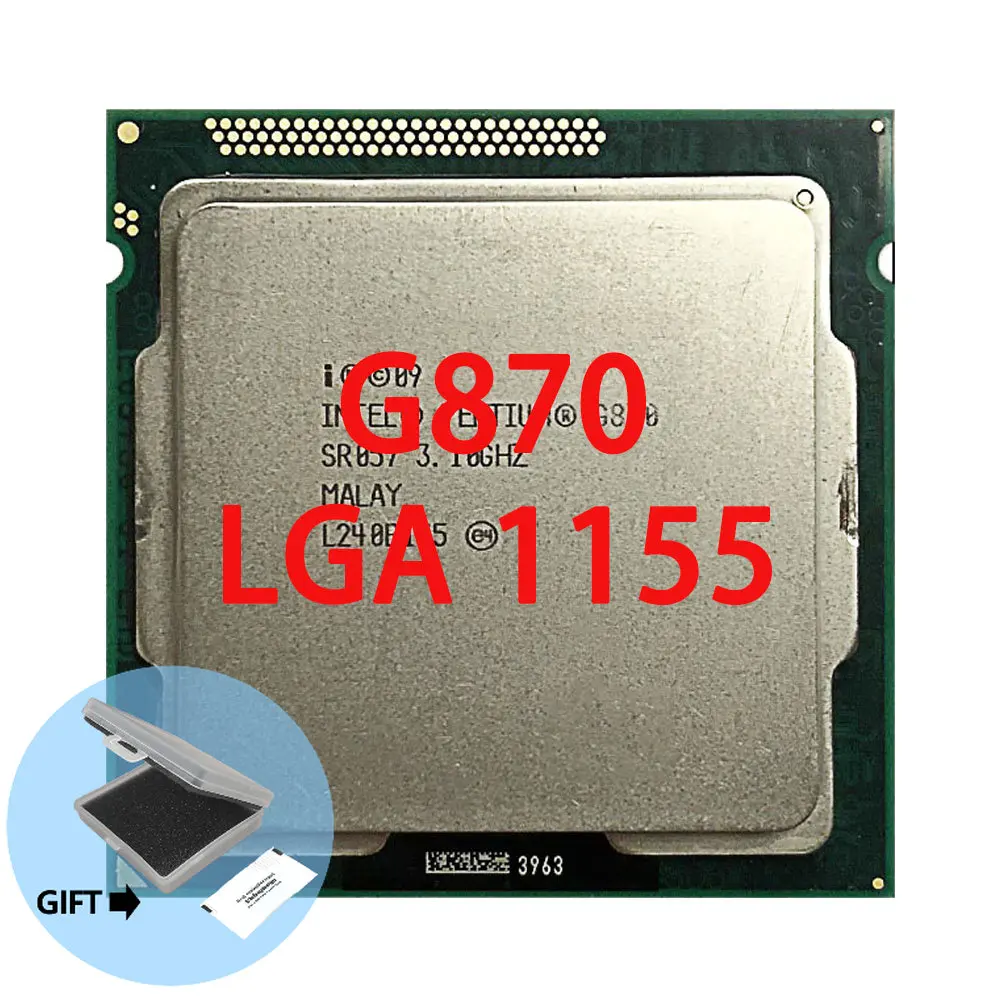 Intel Pentium G870 3.1 GHz Dual-Core CPU Processor 3M 65W LGA 1155