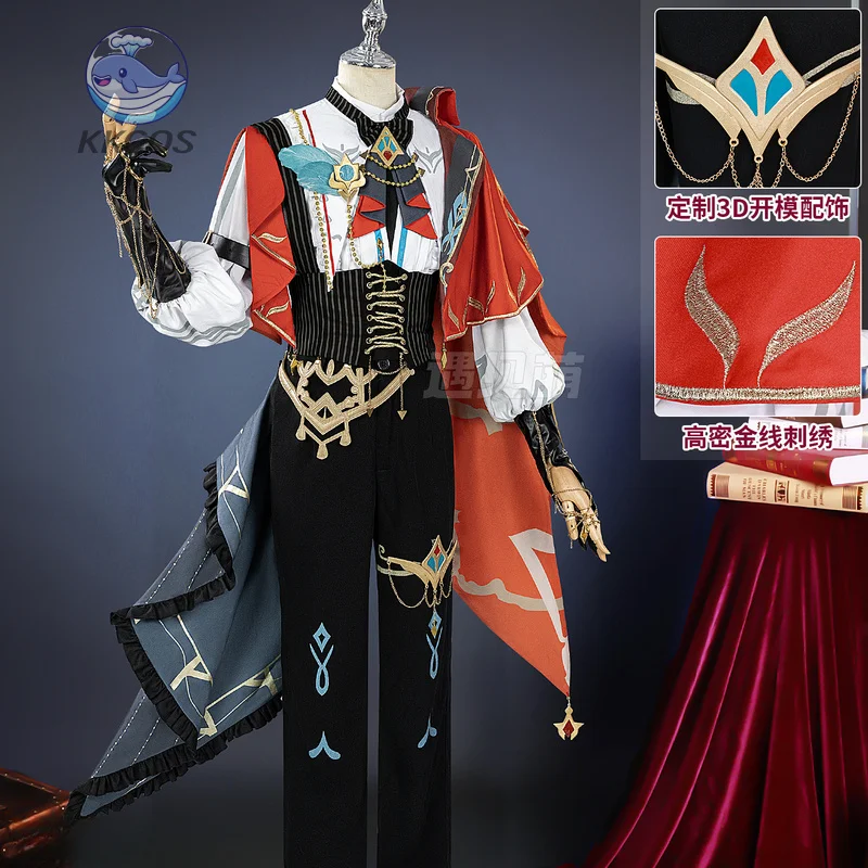 

Новый костюм для косплея Genshin Impact Kaveh для Хэллоуина, Рождественского фестиваля, вечеринки, повседневные модные костюмы для ролевых игр KKCos