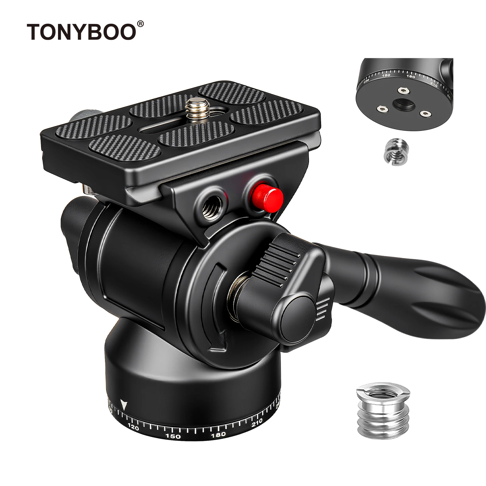 tonyboo-tvh-01-piccola-testa-fluida-idraulica-a-sfera-panoramica-a-360°-con-piastra-a-sgancio-rapido-per-videocamere-e-camcorder