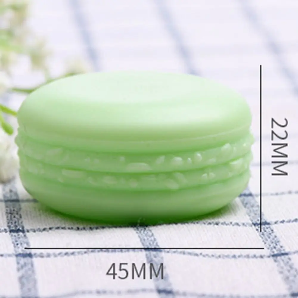 Barattolo per Scrub labbra Mini contenitore per campioni cosmetici 5g 10g scatola per crema colorata a forma di Macaron vasetti per pellicole per