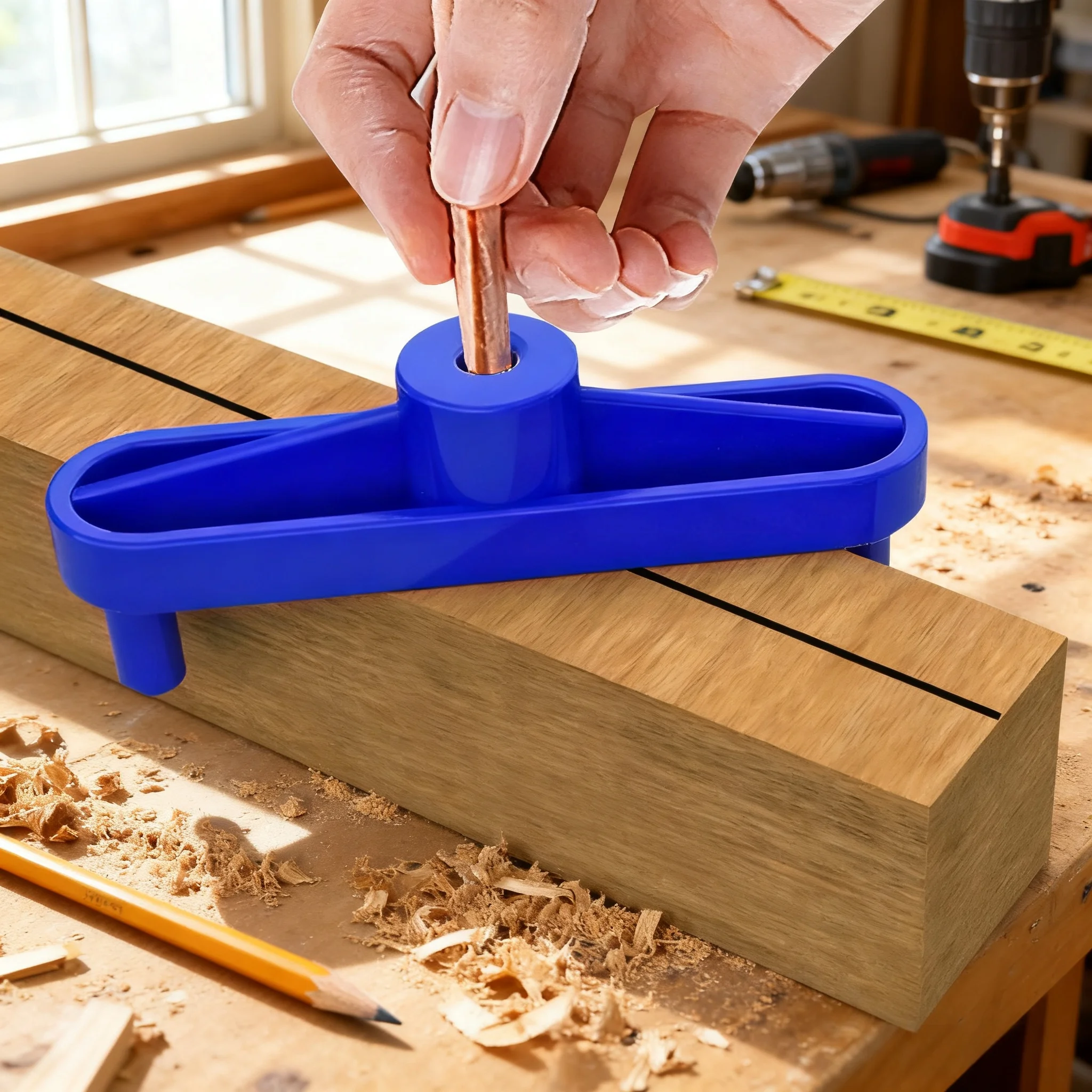 1pc Woodworking Marking Gauge Center Finder Line Scriber Center Offset Line Marking With Magnet Locator Scribe Marking Carpenter