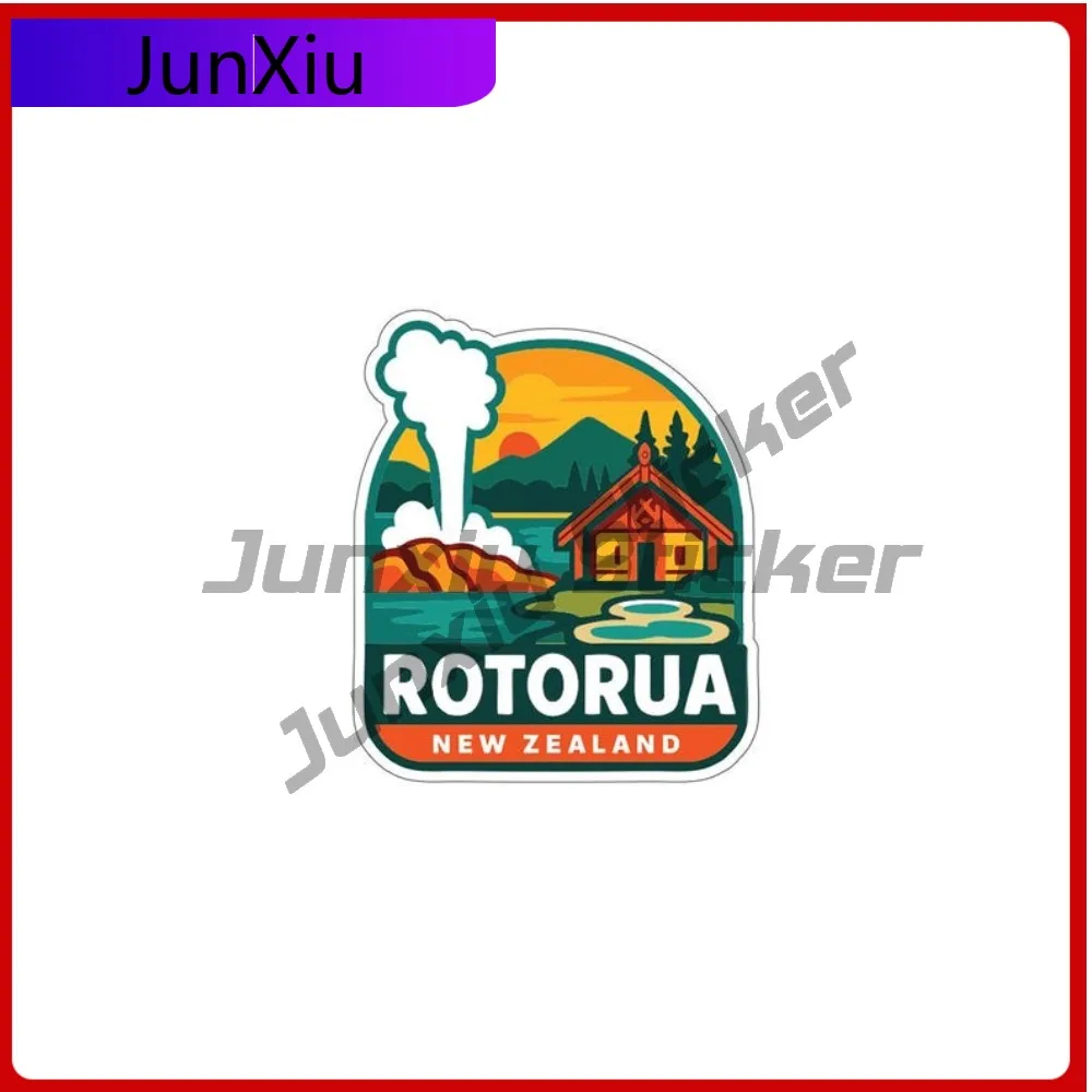 

Rotorua New Zealand City Sticker Vinyl Decal Exterior Accessories Bumper Phone Trunk windshield Guitar Cover scratches Exterior