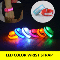 Night Running Armband LED Light Outdoor Sports USB Rechargeable Safety Belt Arm Leg Warning Wristband Cycling Bike Bicycle Light