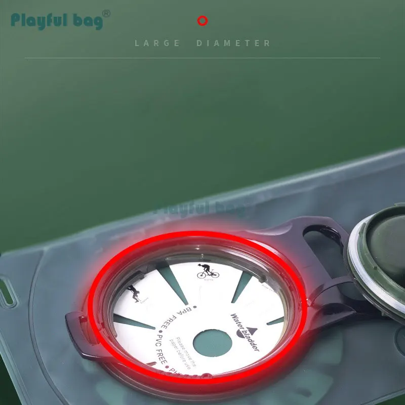 Bolsa de hidratación táctica TPU 2L – Ligera para trekking y deporte - imagen 4