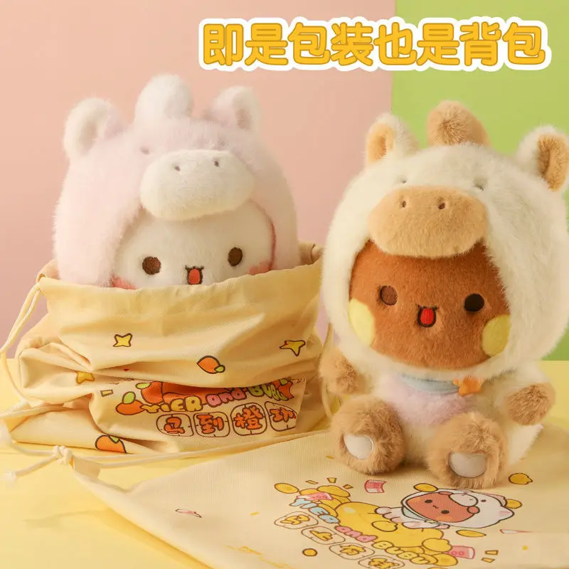 2026 New Panda Yier And Bubu Horse Year Series Plush Doll Toys Cute Cartoon Stuffed Pillow Toys New Year Mascot Periphery Gifts