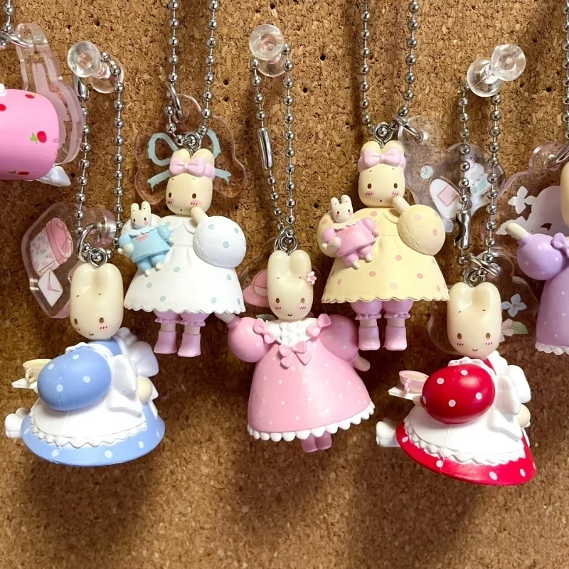 

Серия Sanrio, аниме, кролик, слепая коробка, игрушка, моррон, кремовый брелок, подвески, коллекционные аксессуары для друзей, подарки на день рождения