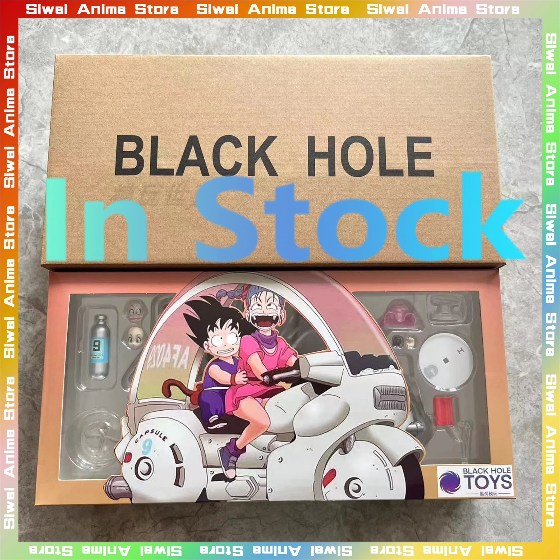 

Игрушки с черными отверстиями, мяч дитинства Дракона, Булма с мотоциклом Гоку, набор S.H.Figuarts, аниме, экшн-фигурки, коллекция, модель, подарки