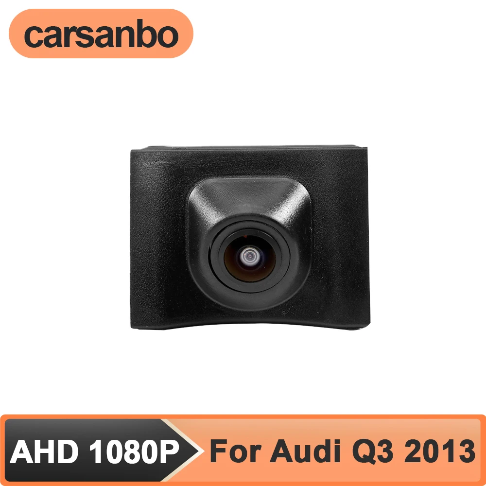 

Carsanbo AHD 1080P Night Vision Wide Angle 150° Waterproof Fisheye Lens Parking Monitor Car Front View Camera for Audi Q3 2013