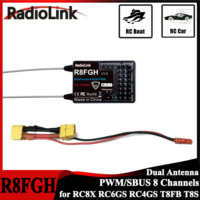 Radiolink R8FGH Gyro Receiver 2.4G 8CH 8 Channel Telemetry Vehicle Voltage Up to 14S 58.8V for RC Car Boat Robot Mower Machine