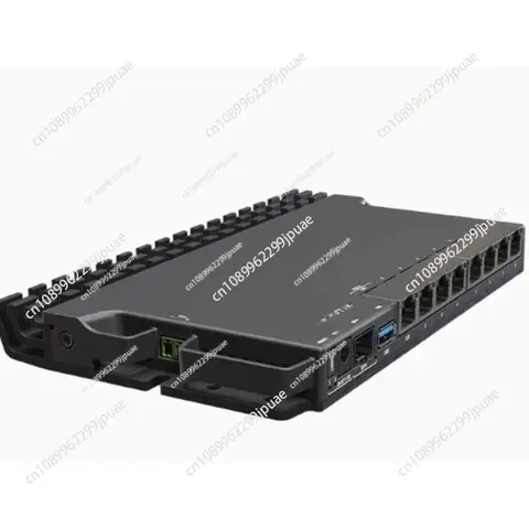 RB5009UPr+S+IN RB5009 router with PoE-in and PoE-out on all ports, small and medium ISPs. 2.5/10 Gigabit Ethernet SFP+