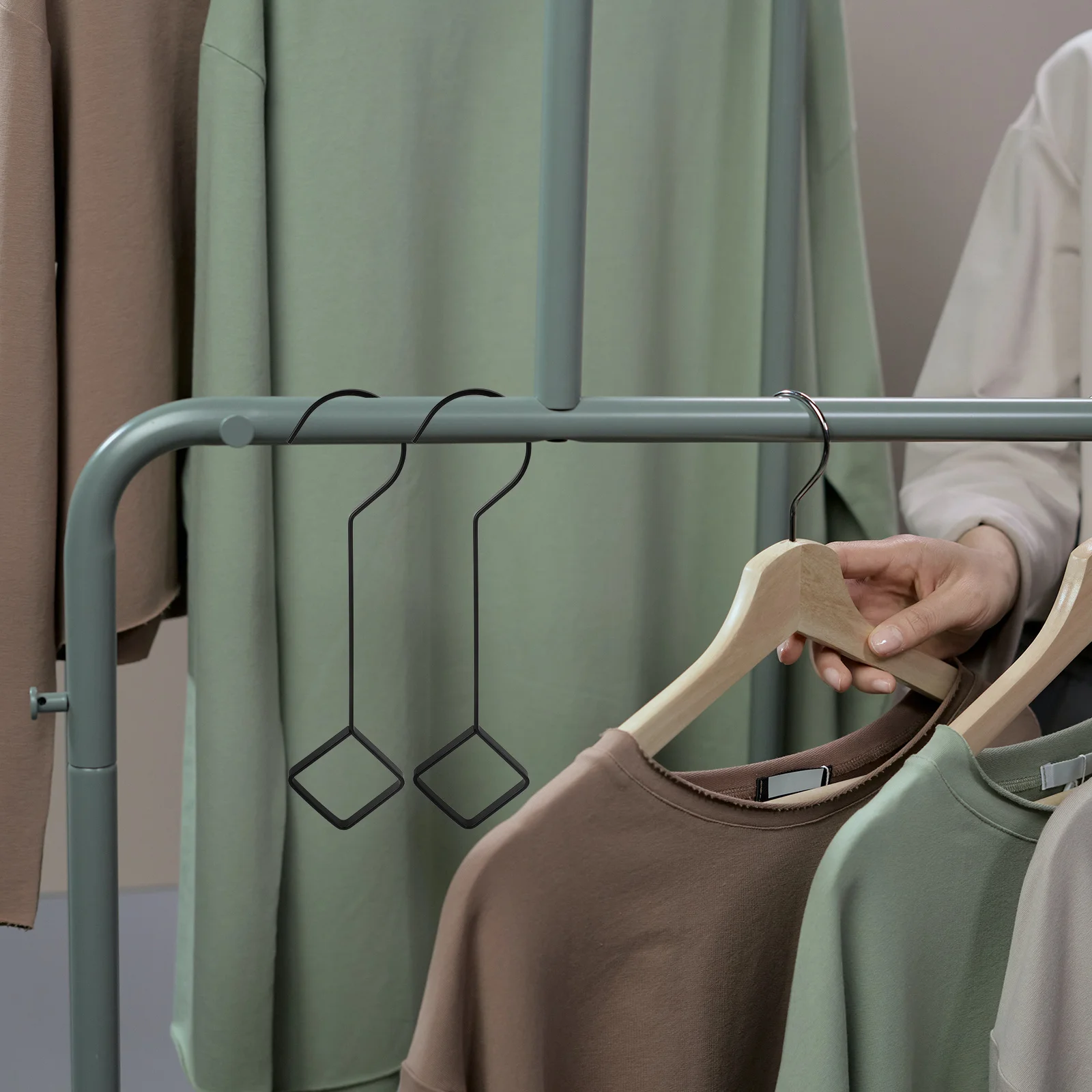 

5Pcs Extended Clothes Hooks Metal Purse Hangers Heavy Duty Bag Hooks Closet Coat Hangers Clothes Hook Purse Hanger Closet