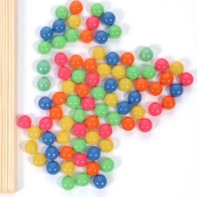100 stuks kleurrijke plastic ballen 15 cm diameter voor tellen leren vroeg onderwijs kinderen visuele ontwikkeling spelen