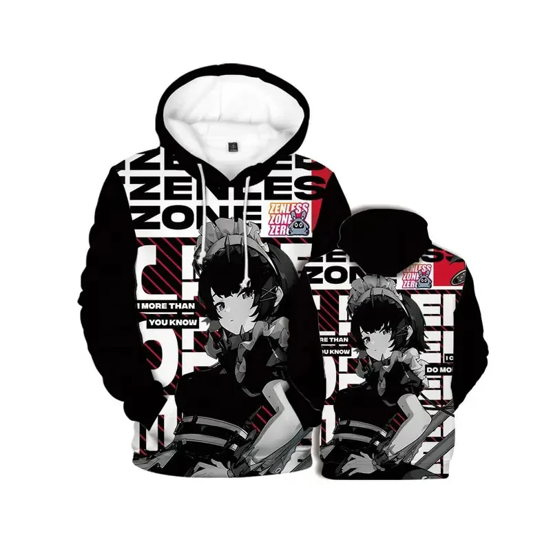 New Game Zenless Zone Zero Graphic Hoodies 3D Print Men/Women Anime Sweatshirt Hoodie Oversized Tracksuit Coat Pullover Clothing