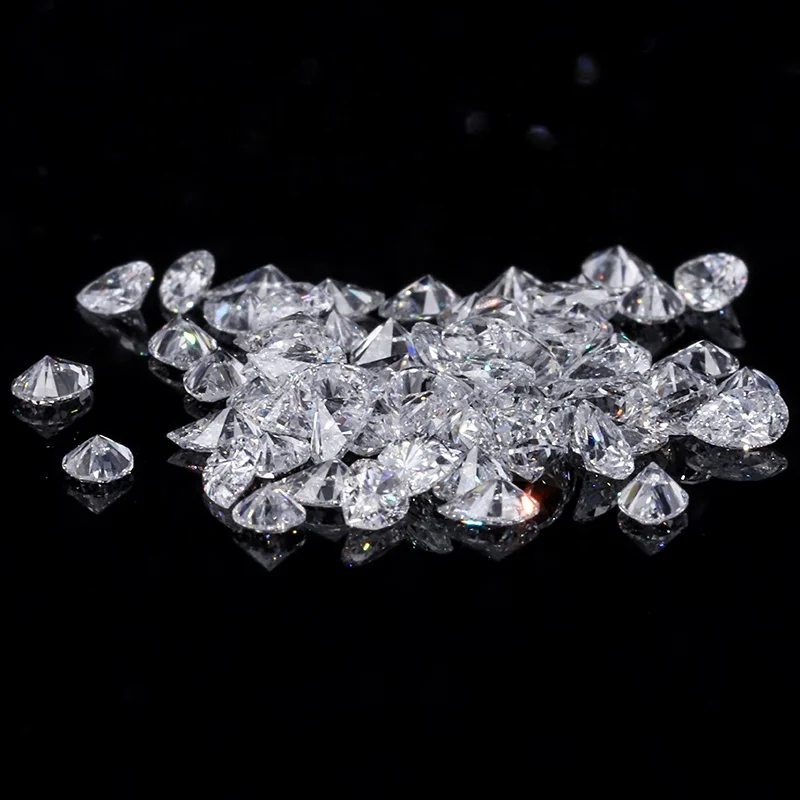 Lab Grown Diamond 0.3ct Pear Shape Brilliant Cut 0.035ct-0.59ct  DEF Color VS Clarity Loose Gemstone 1Carat/Bag HPHT Gemstones