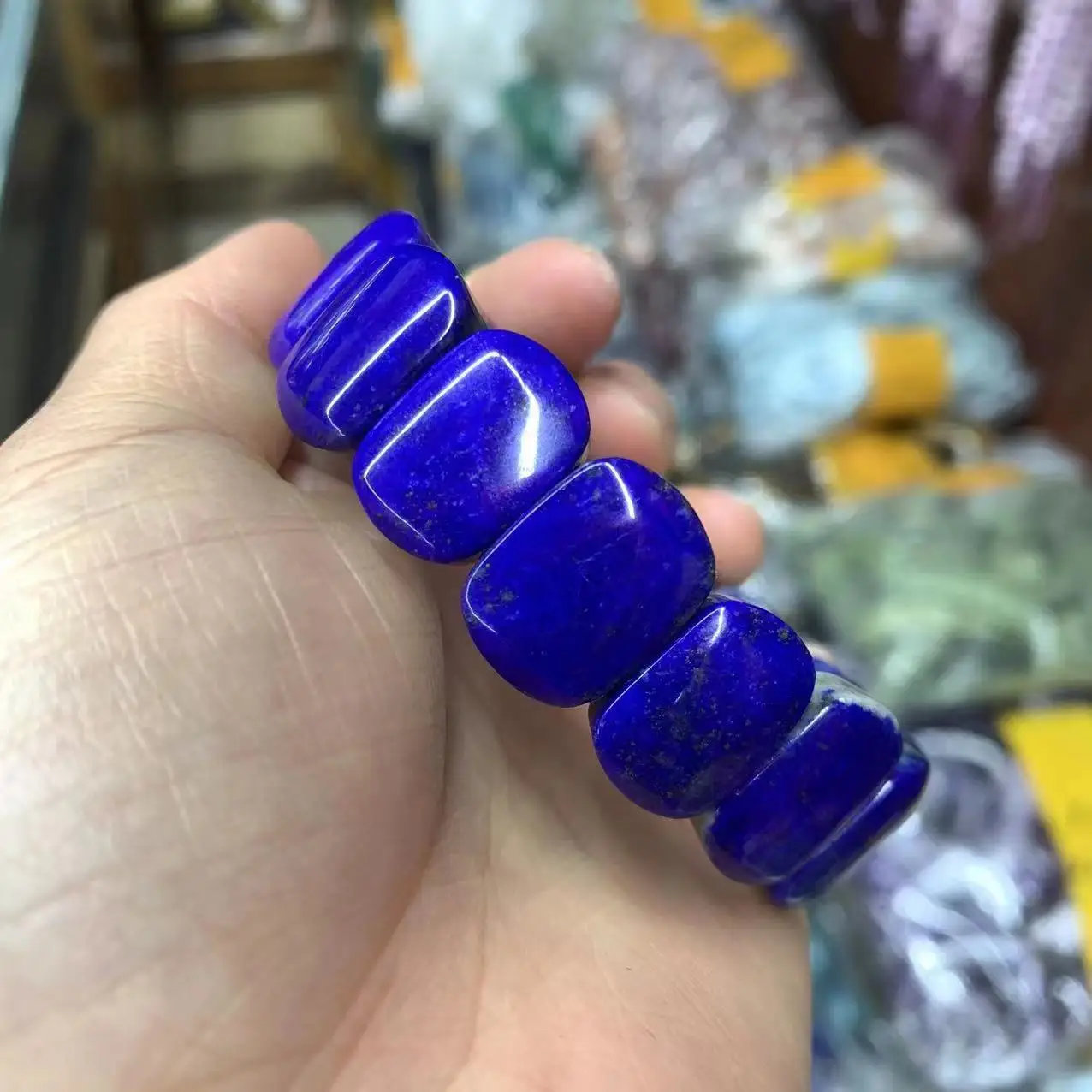 2023 Natural Lapis Lazuli Stone Bracelet 13×18mm Premium Jewelry Gemstones for Men for Women Gift Wholesale!