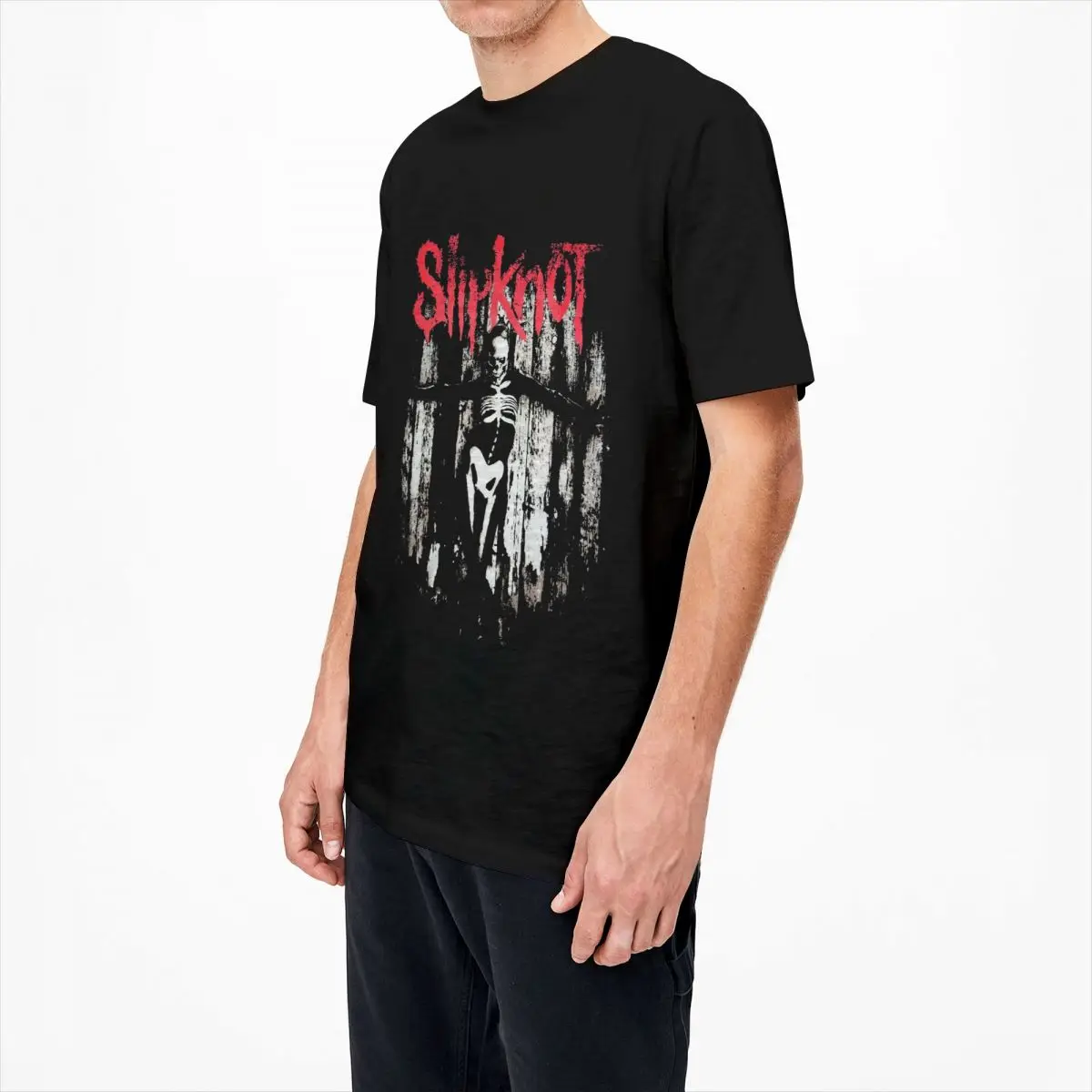 Mężczyźni Kobiety T-Shirt Slipknoted Heavy Mental Music Casual Pure Cotton Tees Short Sleeve T Shirt Crew Neck Clothes Plus Size