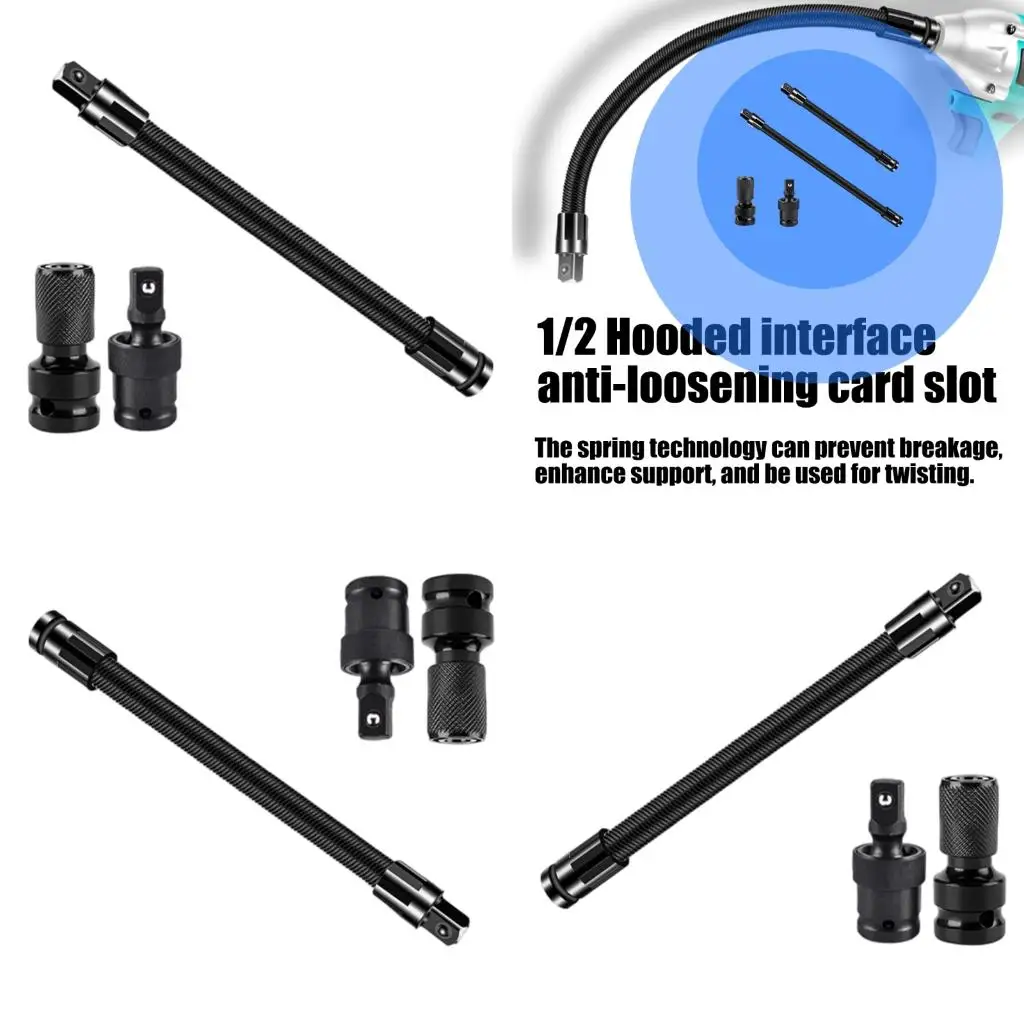Professional Wrench Extension Bar 2pcs Adapter With Quickly Release Mechanism for Hard to Reach Areas Applications high quality