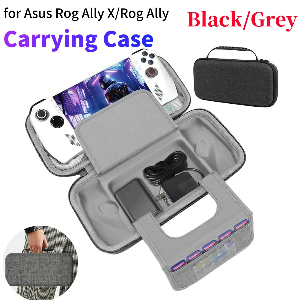 

EVA Hard Carrying Case Waterproof Travel Protective Case Anti-scratch Travel Carry Bag for Asus Rog Ally X/Rog Ally Game Console