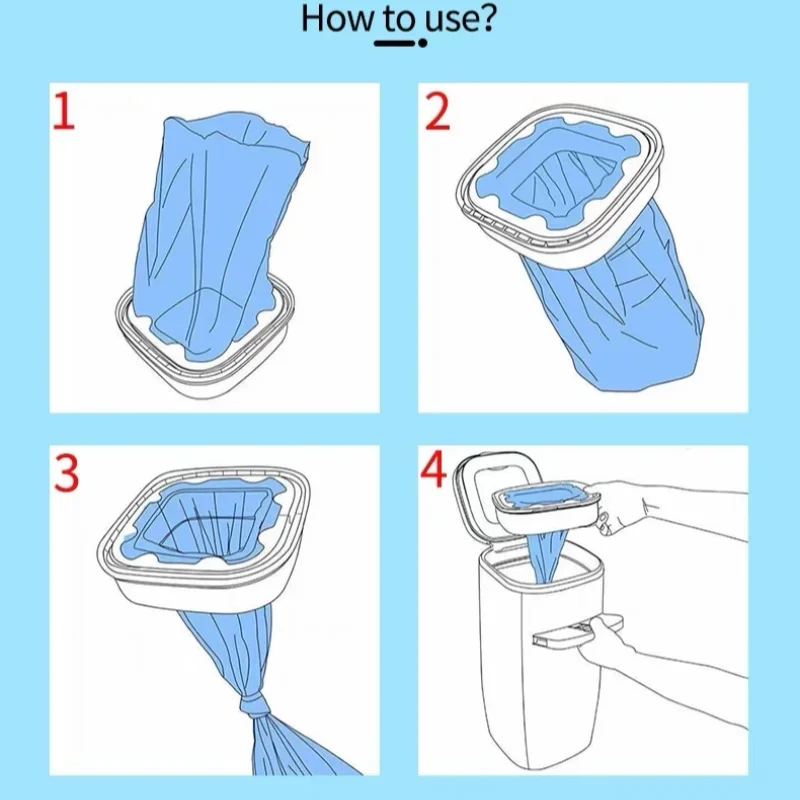 عبوات فضلات القطط، عبوات سطل القمامة لليتر الجني القياسية/الزائد، عبوات القمامة العامة، حقيبة عبوات القمامة