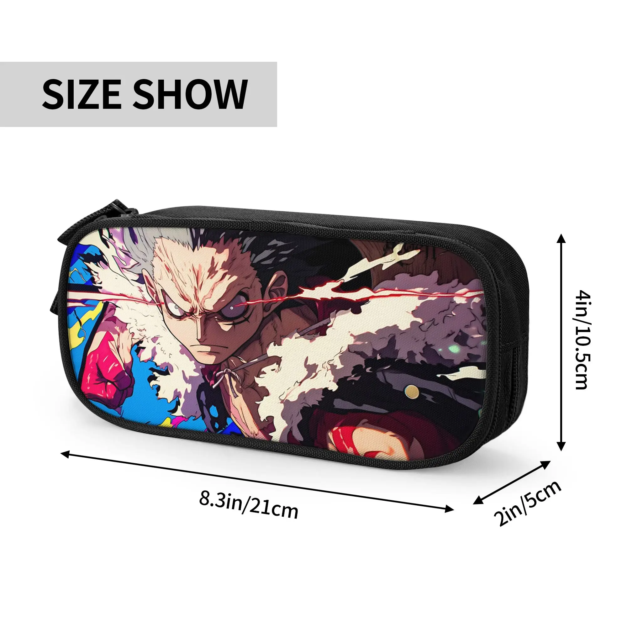 Custom Anime One piece Theme Large Capacity Bags for Child Luffy Gear 4 School Pencil Bag for Boys Gilrs Kids