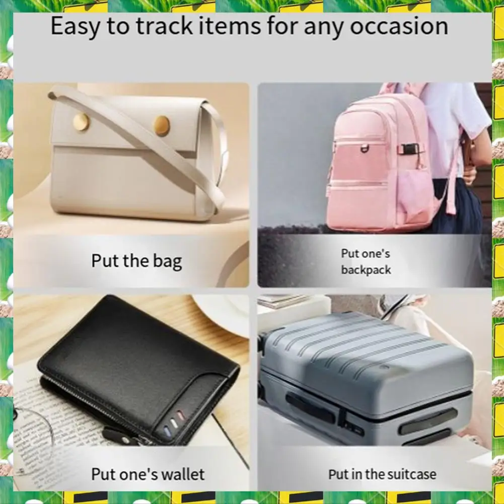 3C Electron Wireless Charging Smart Track Card Works For  Find My Wallet Tracker Phone Finder Ultrathin Mini Locator,Wirele