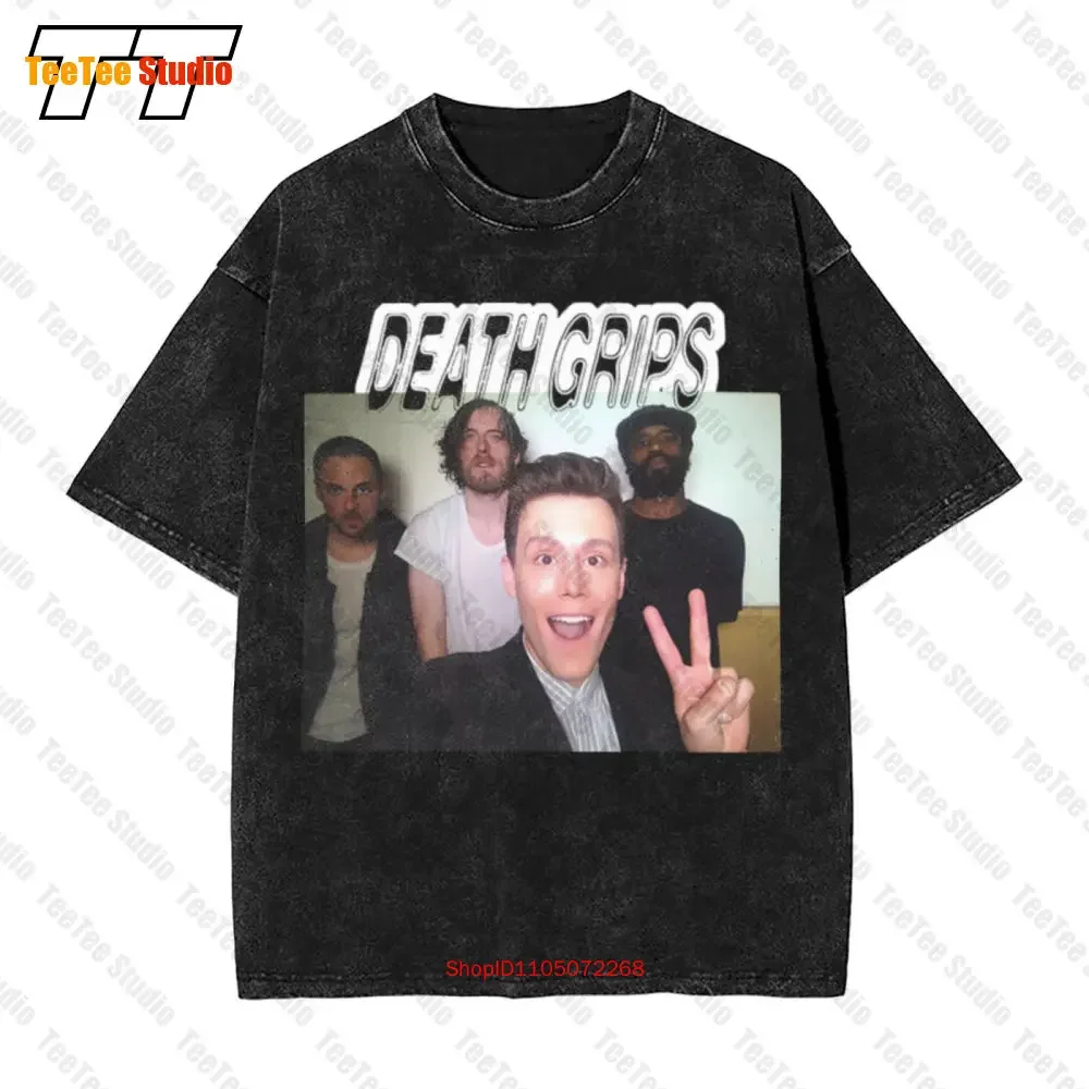 Interview 2016 Death Grips Band Vintage Oversized T-Shirt Cotton White All Size S 4Xl H062 HM21