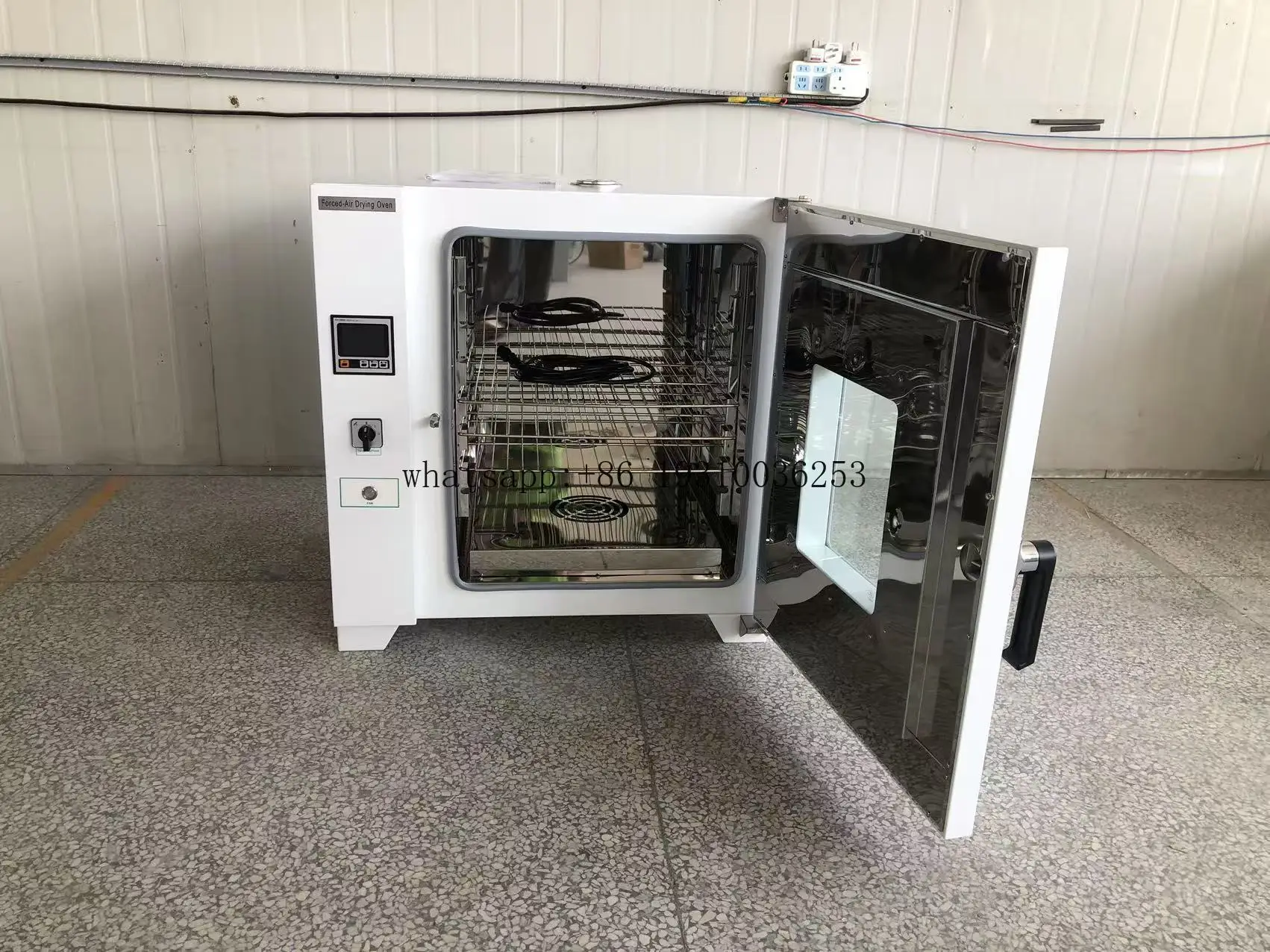 

43-960L 300C Electric Forced Air Heating Equipment Laboratory Drying Oven, K Optional Multi-stage Program And Built-in Printer