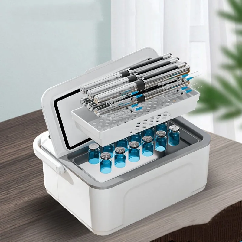 

AC Mini Insulin Refrigerator Low Vaccine Refrigerator Price Charging Refrigerator Portable Insulin Cooler Box