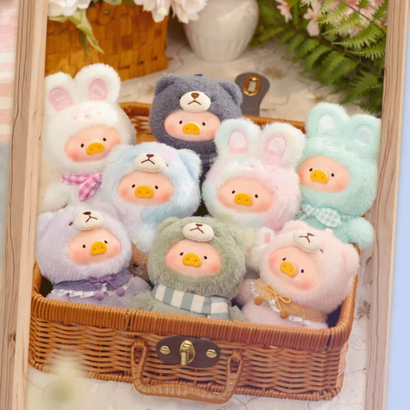 

New Lulu The Piggy Joyful Time Series Blind Box Bunny Lulu Action Figure Mystery Box Teddy Pig Anime Doll Surprise Bag Pendant