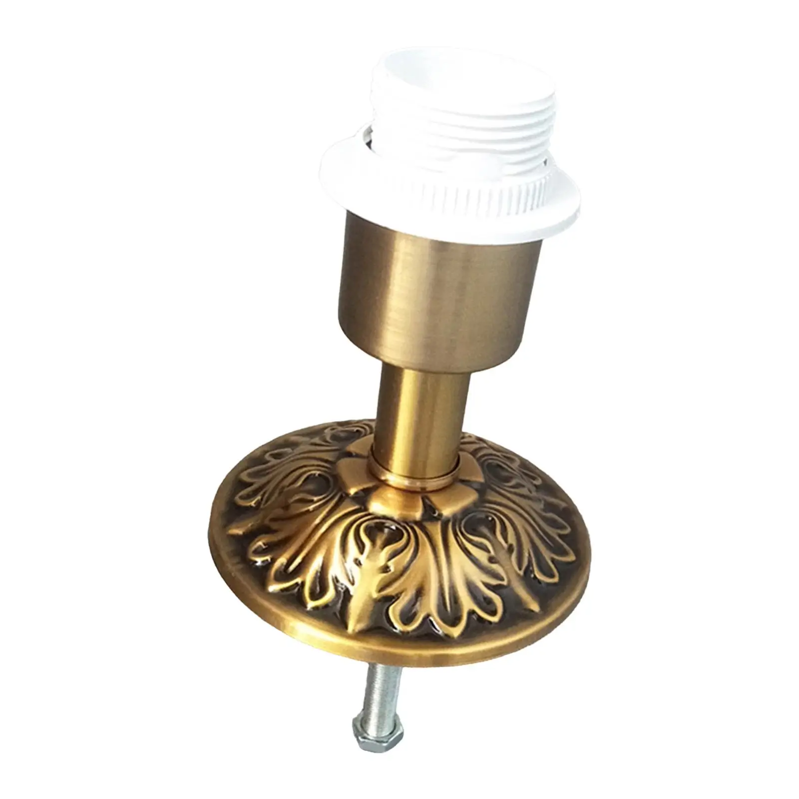 Lamp Base Metal Iron E27 Socket Holder for Ceramic Bottle Table Lamp DIY Lighting Parts for Lampshade Design