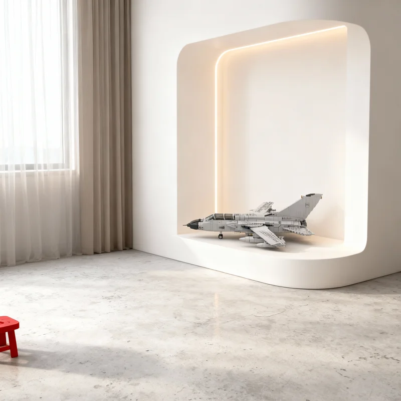 

Набор для сборки модели MOC Panavia Tornado ECR, 1262 детали, конструктор, рождественский подарок, игрушка, идея для творчества, DIY