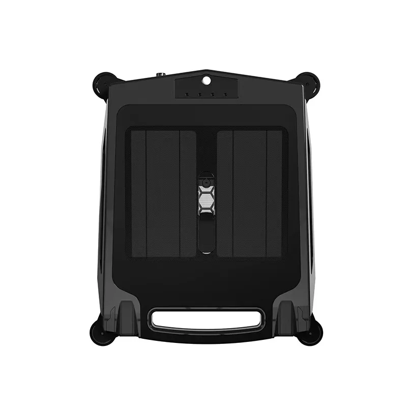 Pool Surface Cleaner Robot Solar Powered Robotic Pool Skimmer Cleaner with Dual Charging Options Automatic Pool Vacuum Cleaner