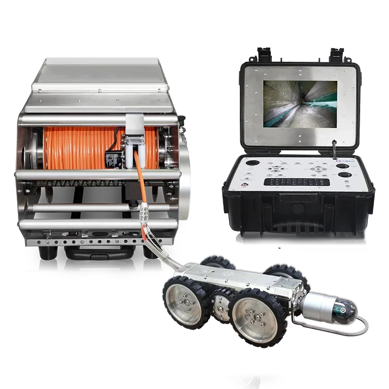 2025 Prodotti PremiumJiutai Crawler Telecamera robot per ispezione condutture industriali Telecamera robot cingolata per tubi di scarico fognari con ruote