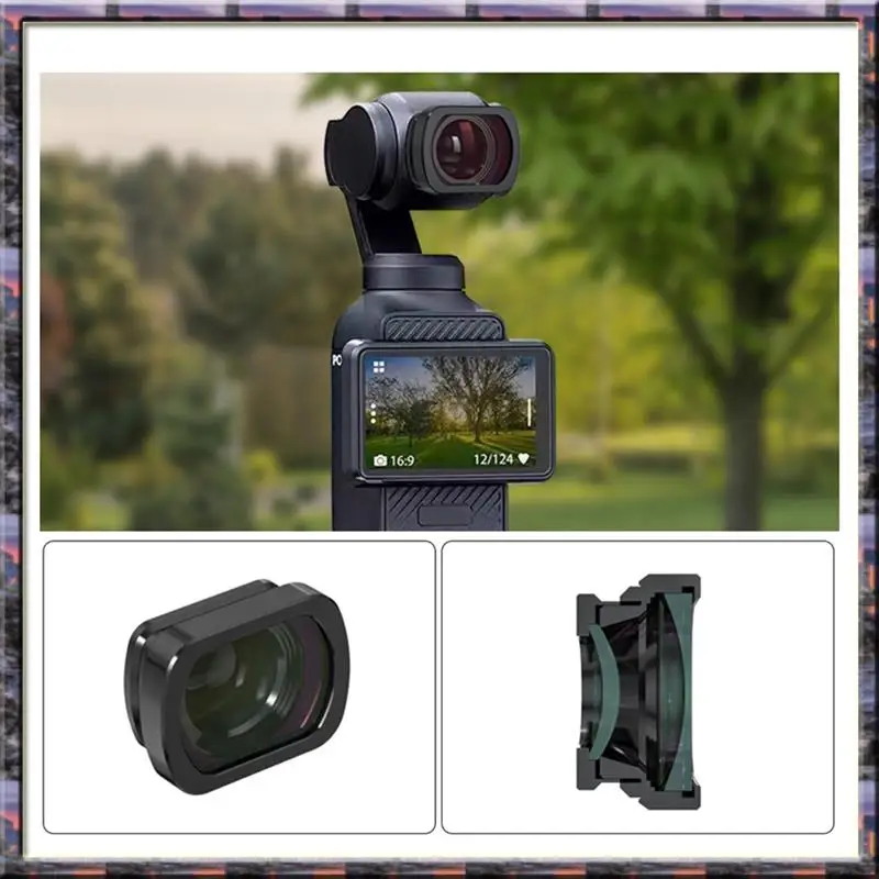 

Hot Sale Super Macro Lens 10X For DJI Pocket 3 Magnetic Adsorption Plus Macro Lens Soft ND Filter Pocket Camera Accessories