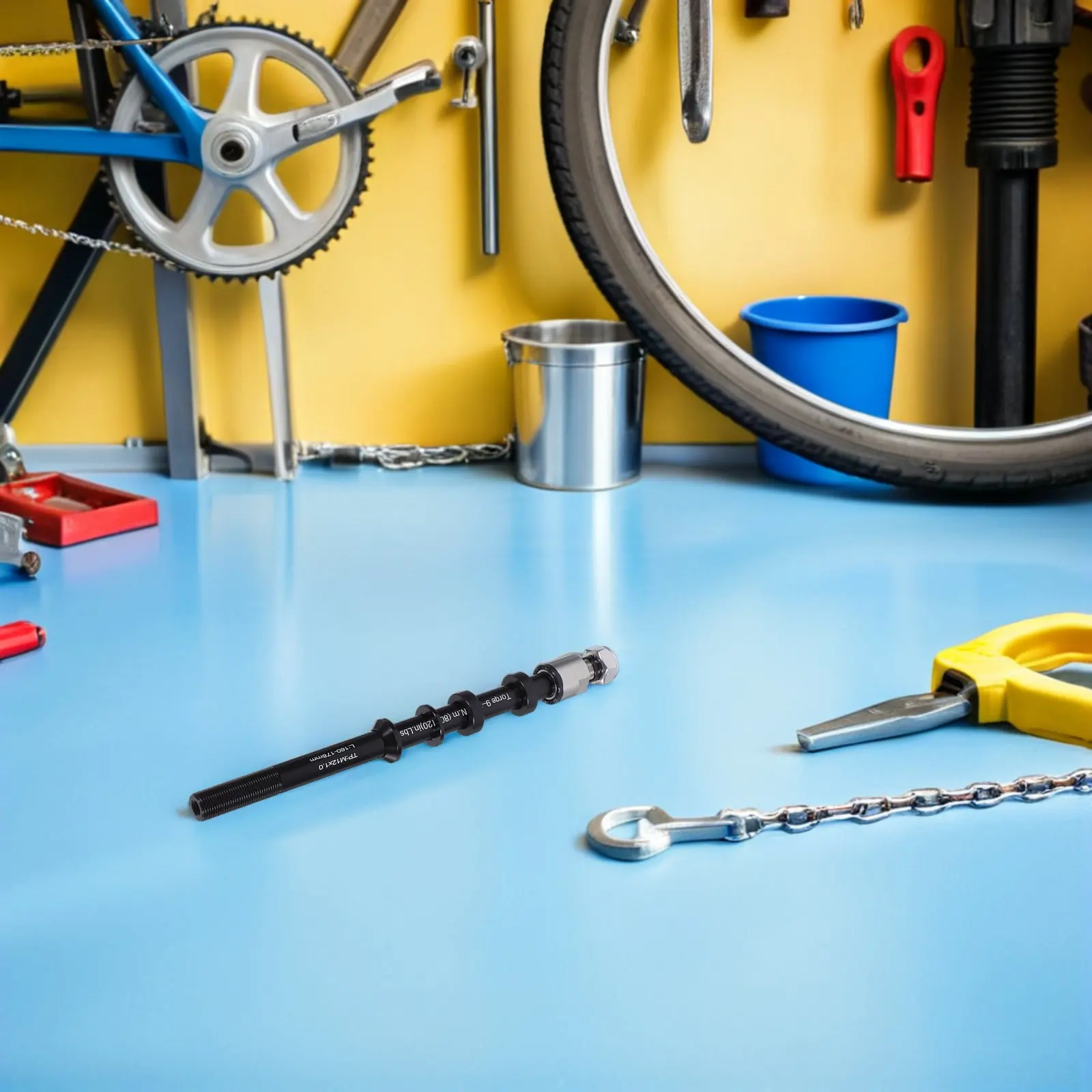 

1Set Black Hollow Bicycle Thru Axle Set Front Rear 12Mm 15Mm 20Mm Compatible with Disc Brake Road Gravel Bike Repair Upgrade