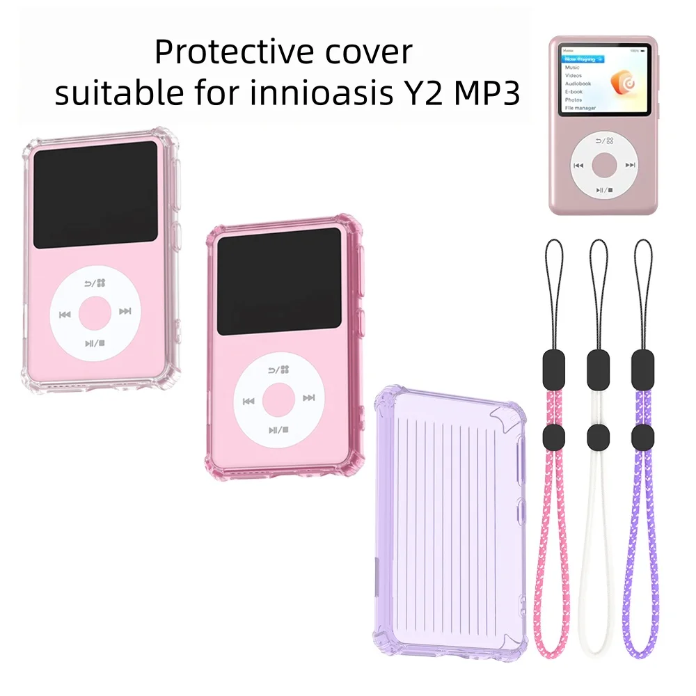 TPU transparent protective cover suitable for innioasis Y2 MP3 Player
