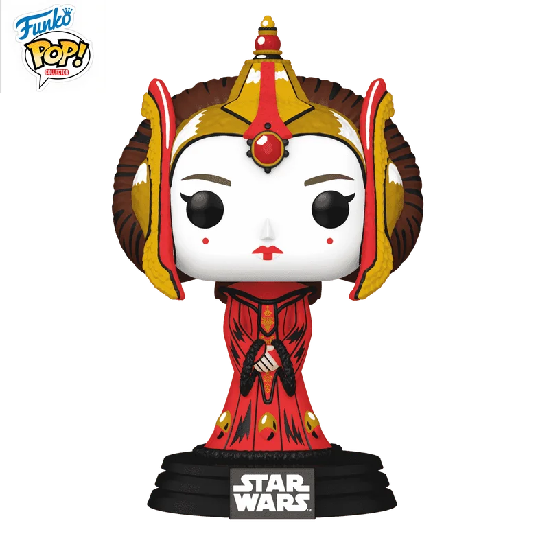 В наличии FUNKO POP подлинный совместный трон серии «Звездные войны» Padme Amidala можно использовать для сбора праздничных подарков