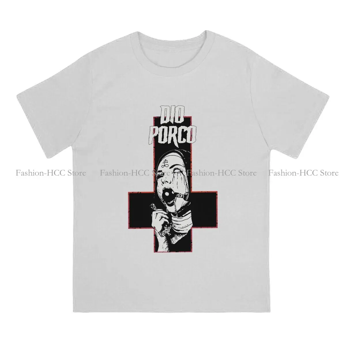 Nun Newest TShirts BDSM Bondage Discipline Dominance Submission Male Graphic Streetwear T Shirt Round Neck