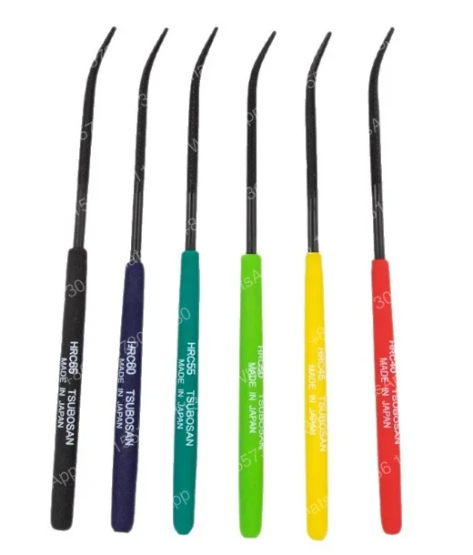 6PCS/Set Hardness Tester File HRC40-65 Handheld Hardness Tester Checker File