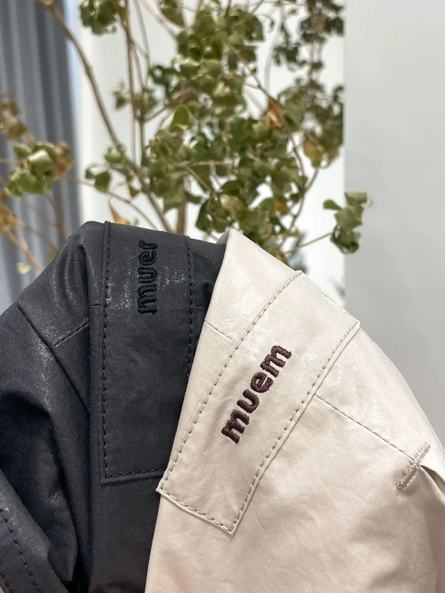 Nok Xiaola Authentic Spring 2026  Brand MUE Stand Collar Jacket Outerwear True to Size Casual Style Long Sleeve