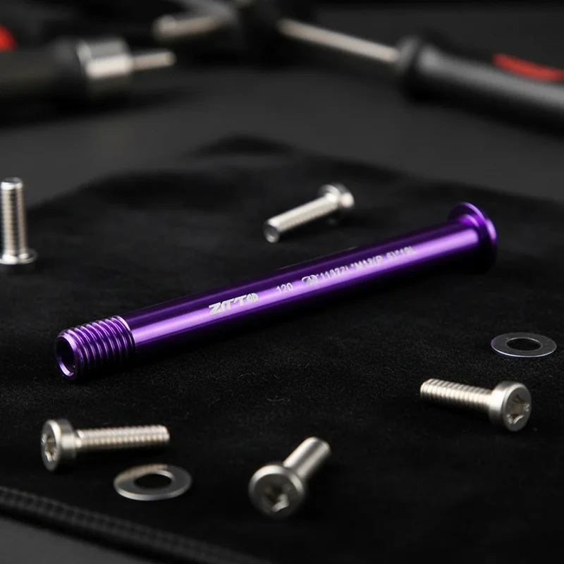 

Ось-втулка ZTTO Purple из алюминиевого сплава 6061 для MTB, шоссейных и электровелосипедов, M12 P1.5 P1.75 175L~192L
